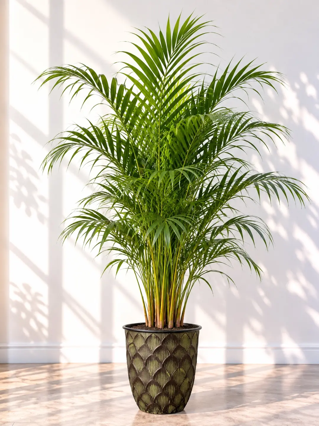 Areka Palmiyesi ( Dypsis Lutescens ) 130-140 cm İthal Sık Köklü