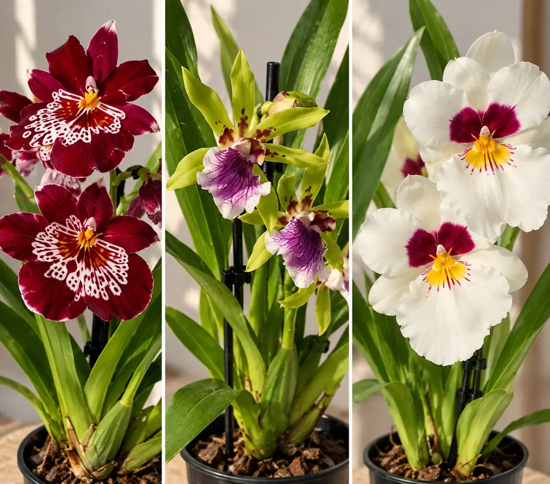 Miltoniopsis Koleksiyon Orkide ( Özel Tür Pansy Orkide ) 3